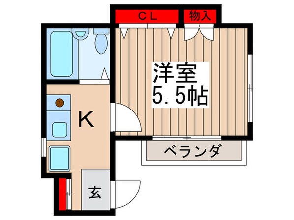 ビラシェルタ－Ⅱの物件間取画像